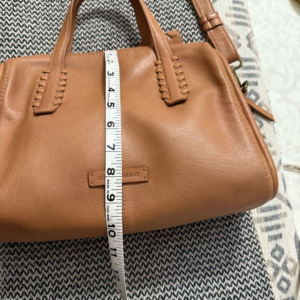 Lucky Brand Tan Leather Satchel - Picture 10 of 12